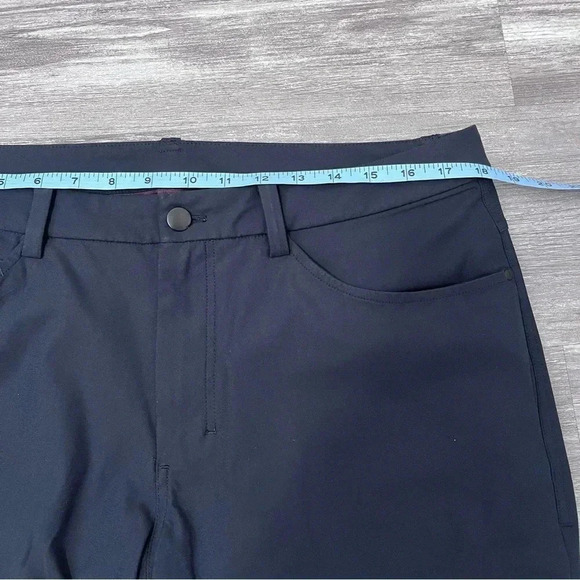 Lululemon Pants Mens Size 34 Blue ABC 5 Pockets Stretch Classic Casual Straight - Picture 8 of 9